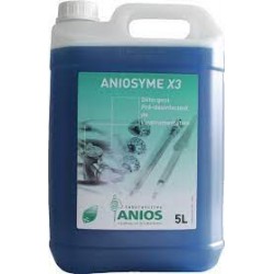 Détergent ANIOSYME X3 - Bidon de 5L avec 1 pompe doseuse - Ct de 4