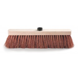 Balai coco naturel /Monture bois  38cm