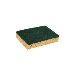 Tampon vert éponge végétale Basic GM - Sachet de 10 Ex 131550