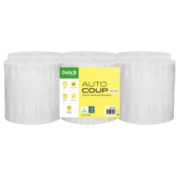 AUTOCOUP 150E Essuie-mains p. ouate Ecolabel blanc 150m - 6 rlx