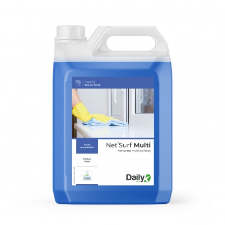 NET'SURF MULTI Détergent multisurf ECOLABEL DAILYK GREEN - Bidon 5L