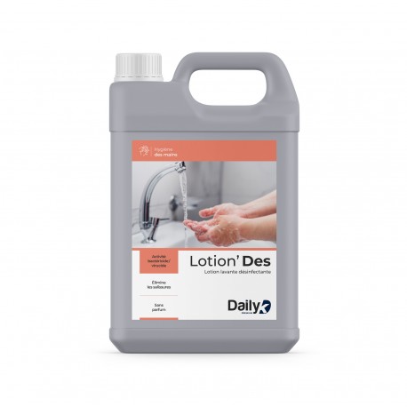 LOTION'DES Lotion mains désinfectante DAILYK PREMIUM - Bidon 5L