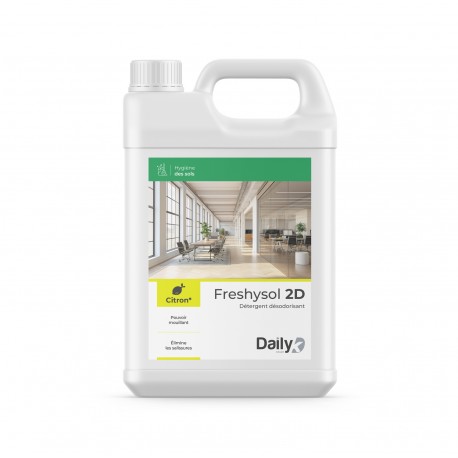 FRESHYSOL 2D Détergent désodorisant sols & surfaces DAILYK -Bidon 5L