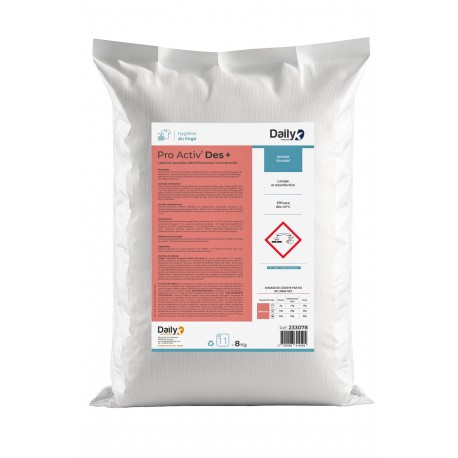 Lessive poudre désinfectante ultra concentrée 8kg DAILYK