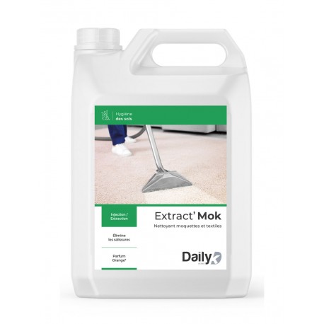 EXTRACT'MOK Nettoyant  moquette plafond DAILYK START - Bidon 5L