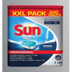 Pastille lave-vaisselle All In 1 SUN PRO FORMULA - Seau de 200