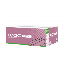 WGO 3750 Essuie-mains W p. ouate blanc 20.5x32 - Ct 3750 fts