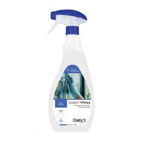 Nettoyant vitres&surfaces 750ml écolabel GREEN'VITRES DAILYK- 750ml