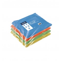 Lavette microplus non tissée 40x40cm - Sachet de 5