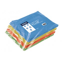 Lavette microplus non tissée 40x40cm - Sachet de 5