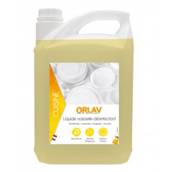 Liquide vaisselle bactéricide plonge manuelle ORLAV - 407 - Bidon 5L